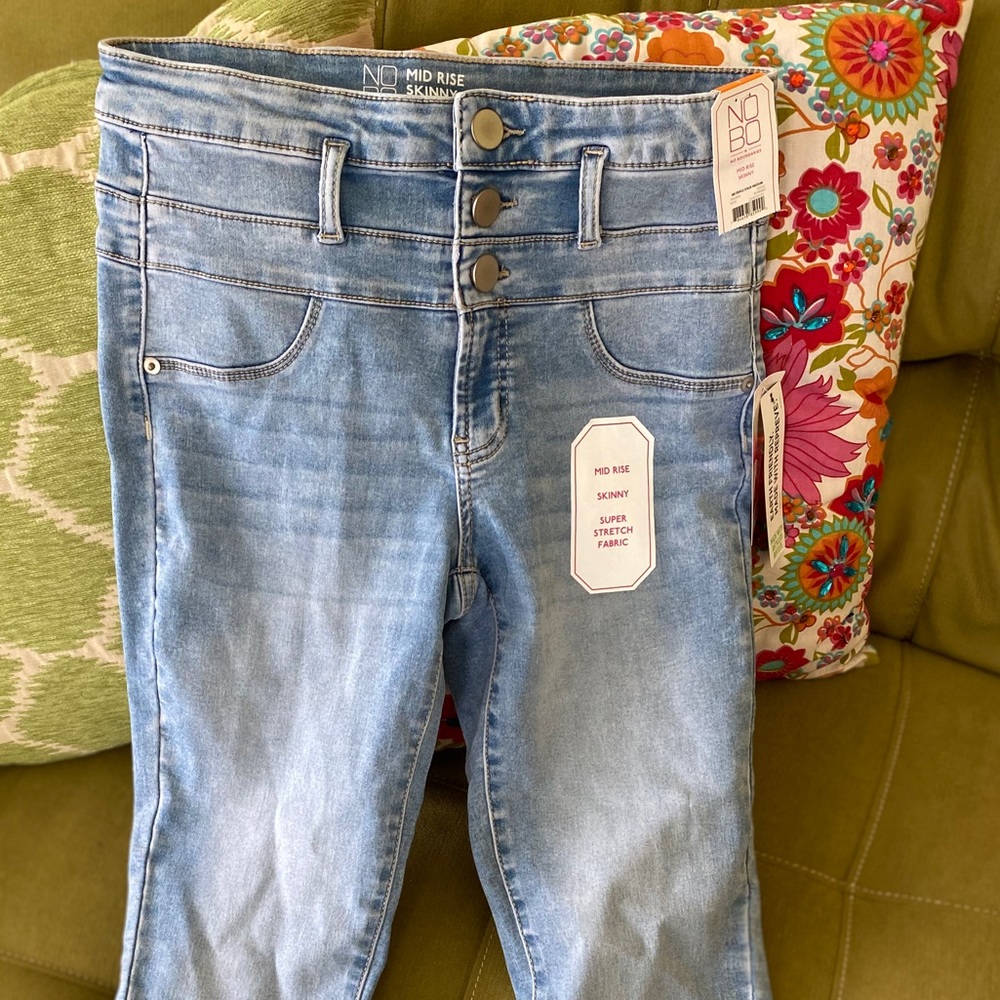 NOBO Mid Rise Skinny Super Stretch Jeans